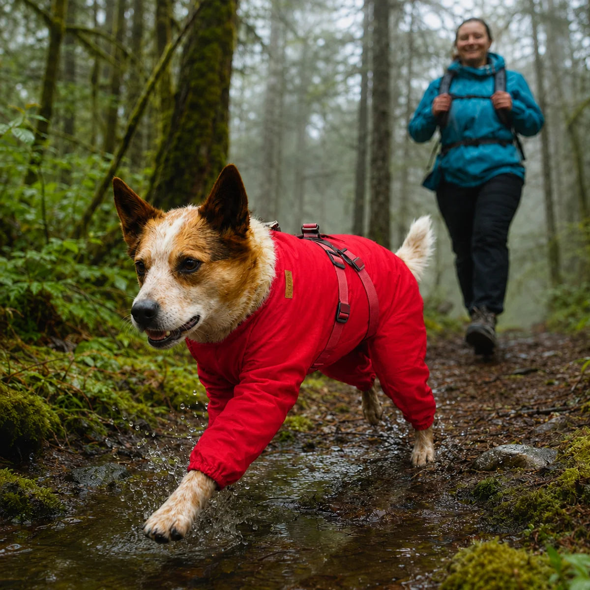Waterproof Full-Coverage Dog Raincoat