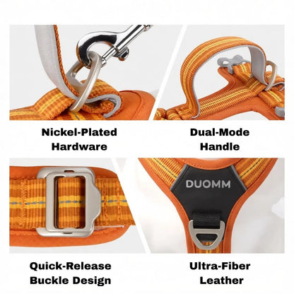 Dual-Handle Anti-Slip Dog Harness