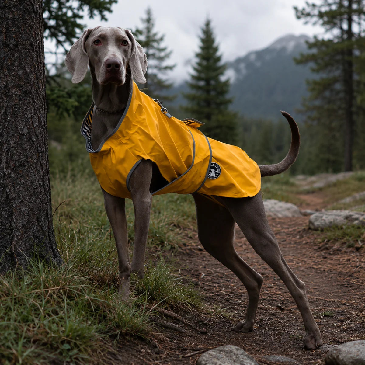 Lightweight Reflective Waterproof Dog Raincoat