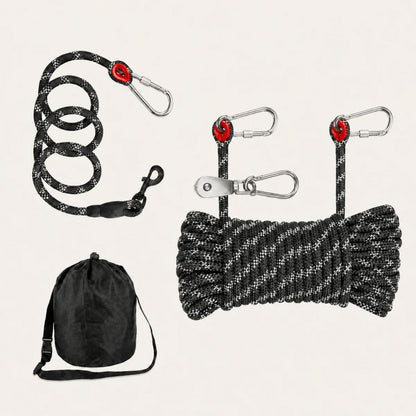 Overhead Outdoor Reflective Dog Tie Out Cable