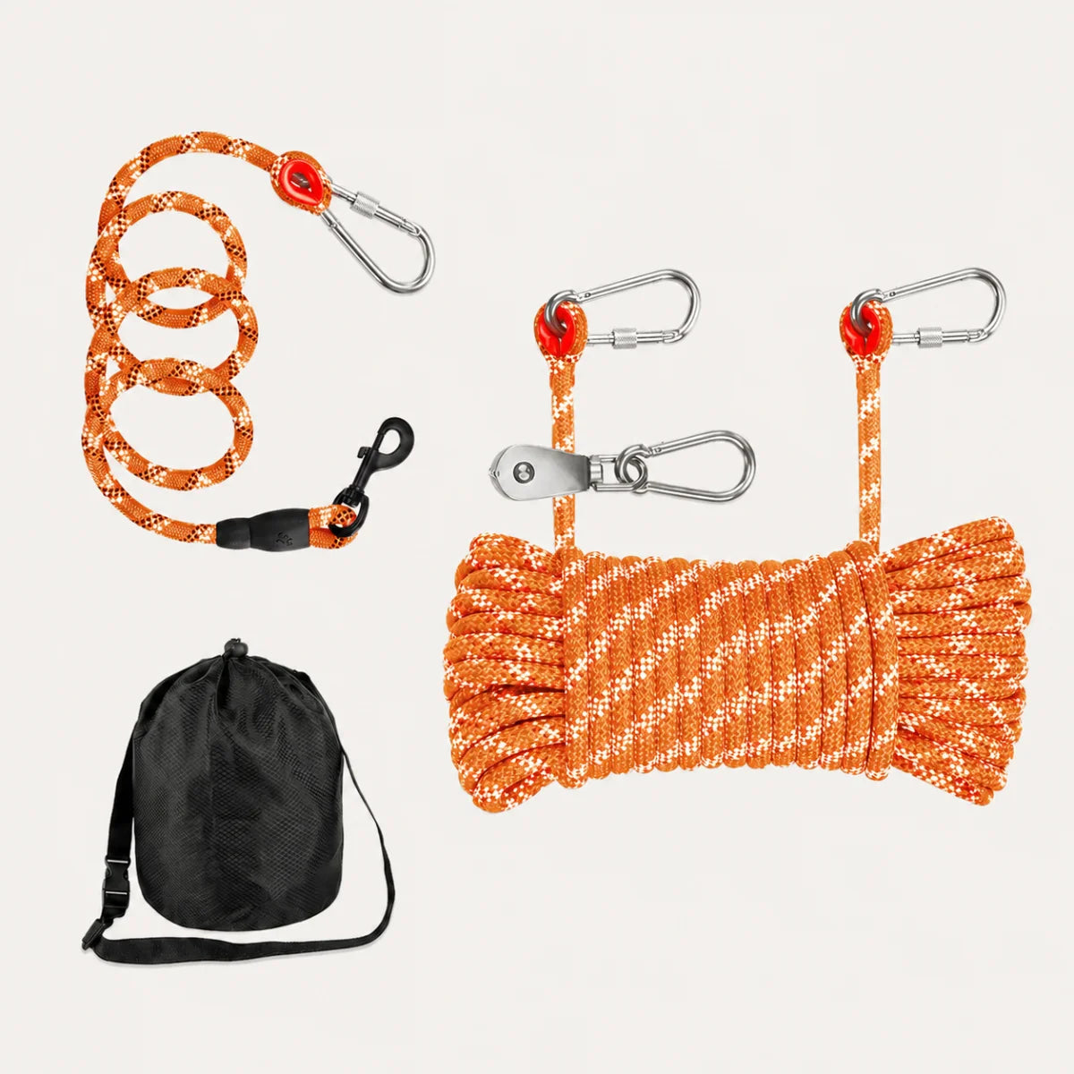 Overhead Outdoor Reflective Dog Tie Out Cable