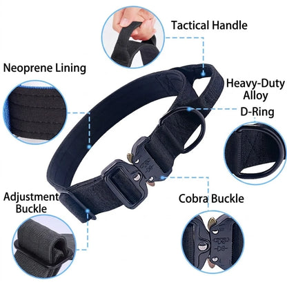 Heavy-Duty Tactical Dog Collar