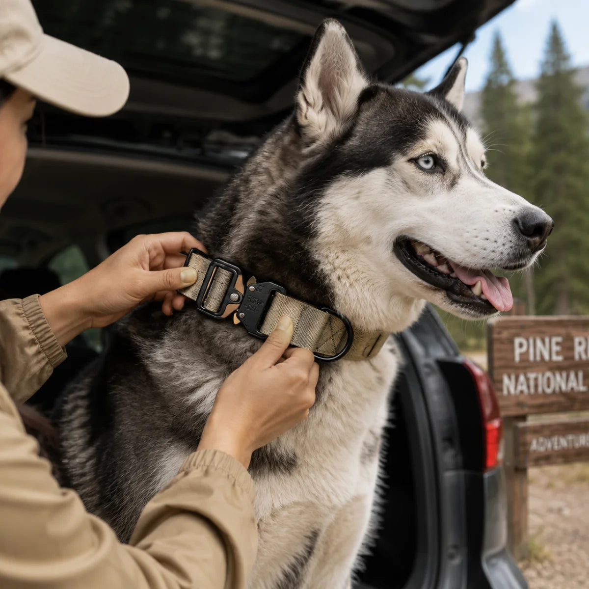 Heavy-Duty Tactical Dog Collar