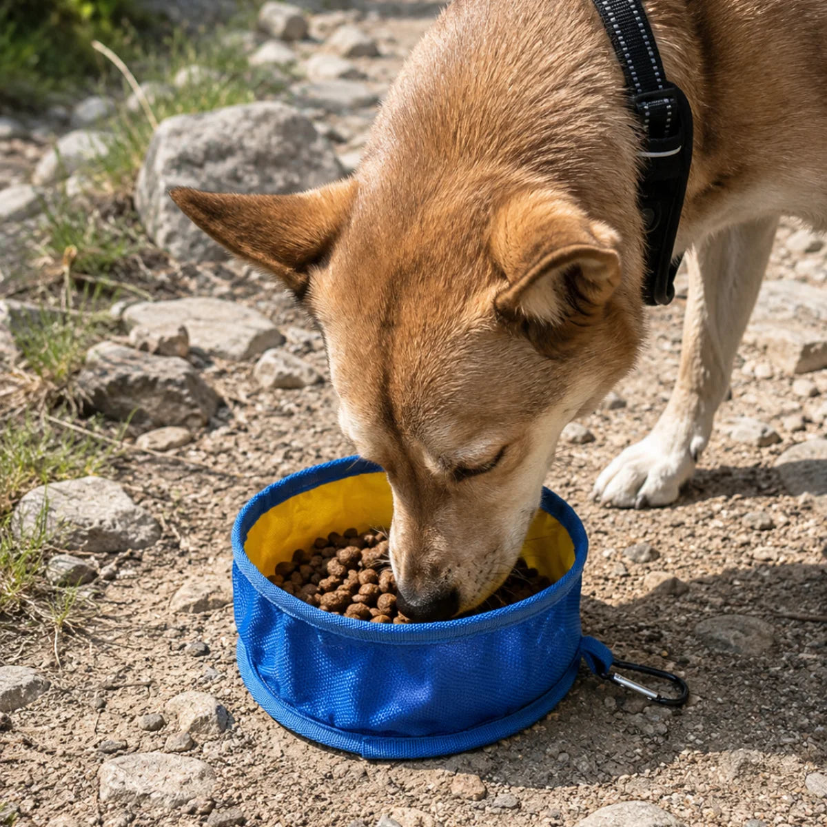 Portable Collapsible Dog Bowl