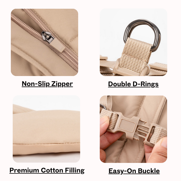 Morandi Winter Dog Vest