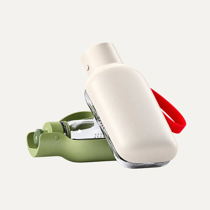 Portable Dog Water Bottle with Foldable Drinking Bowl-1