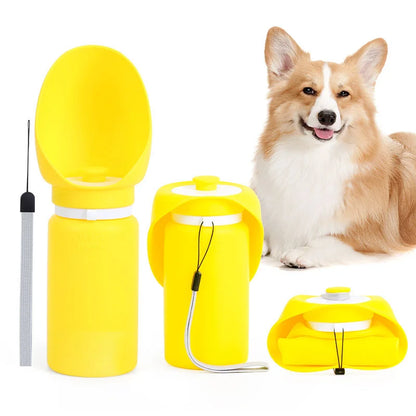 Portable Foldable Silicone Dog Water Bottle