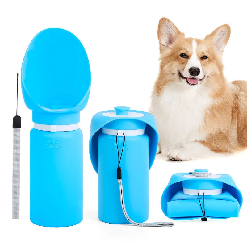 Portable Foldable Silicone Dog Water Bottle