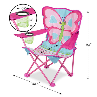 Butterfly Kids Camp Chair