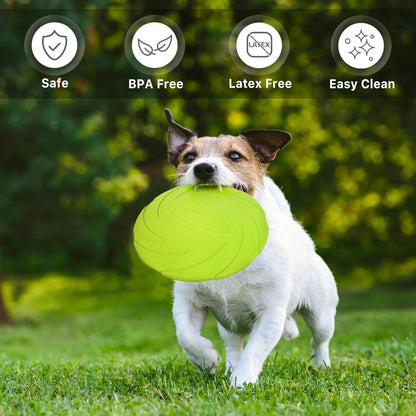 2 Pcs PawGlide Dog Flying Disc