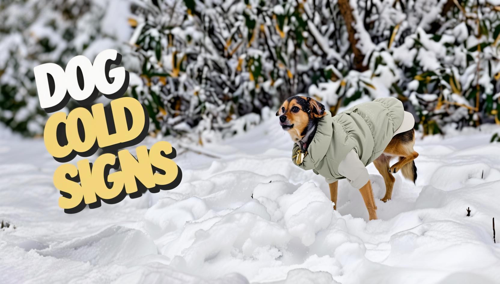 Load video: Dog Cold Signs