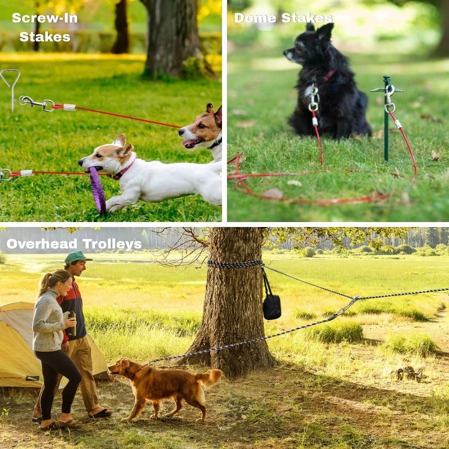 Schematic Diagrams of Three Types of Tie-Out